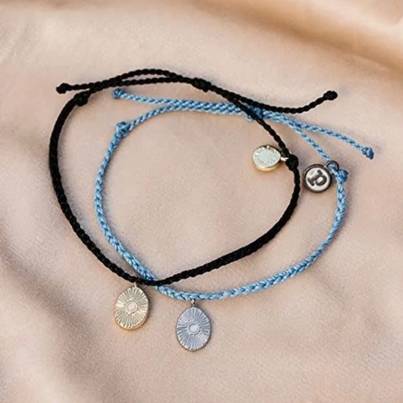 BRAND NEW Pura Vida SUN RAY CHARM BRACELET in black - Picture 9 of 9